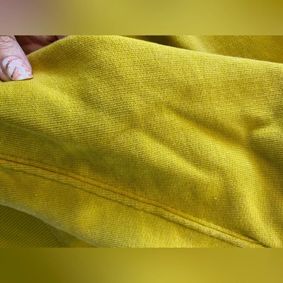 FP Movement Mustard Yellow High Neck Sweatshirt size M - Picture 6 of 9